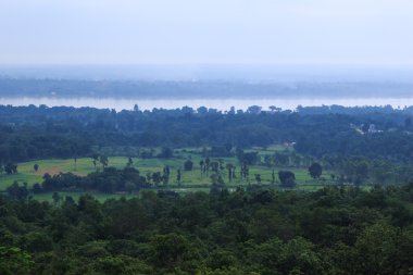 Tayland ve laos Mekong Nehri sınır 