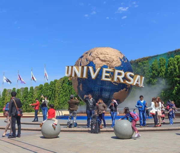 Achtbaan in Universal Studios, Osaka-Japan. — Stockfoto