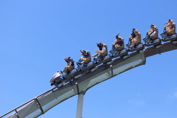 Roller coaster in Universal Studios,Osaka Japan.