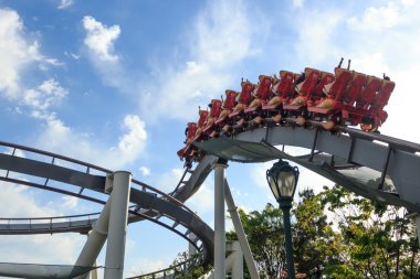 Universal Studios, Osaka Japonya roller coaster.