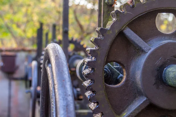 Roue dentée rouillée — Photo