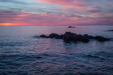 Sardunya Plajı'nda günbatımı