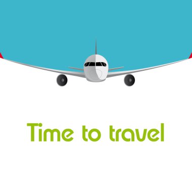 Seyahat zamanı geldi. Arka plan seyahat.