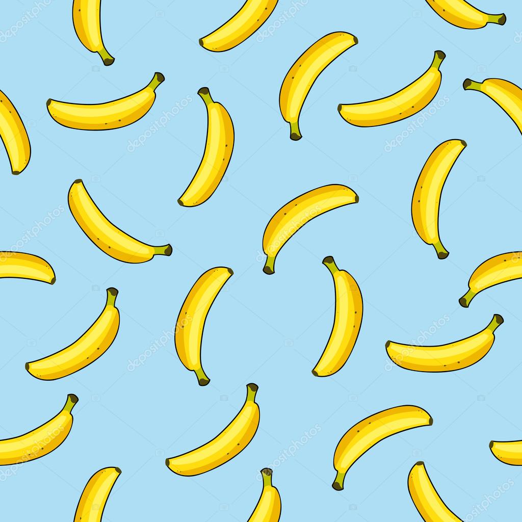Vector seamless pattern of bananas on blue background Stock Vector Image by ©kutakhaleksandr #62541341 Vector seamless pattern of bananas on blue background Stock Vector Image by ©kutakhaleksandr #62541341