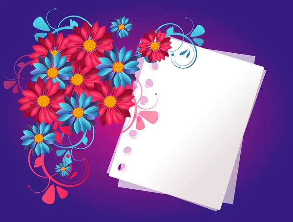 Colorful floral background — Stock Photo, Image