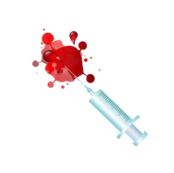 Blood collection illustration — Stock Photo, Image