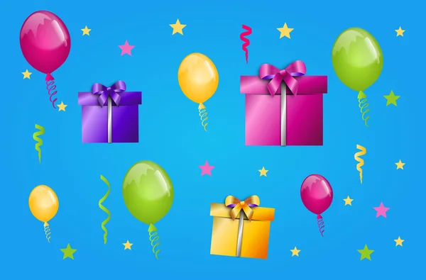 Birthday background pattern — Stock Photo, Image