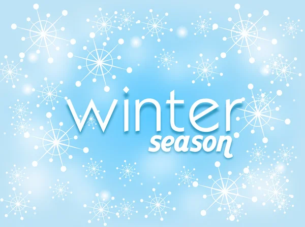 Winter season card — Stock Photo, Image