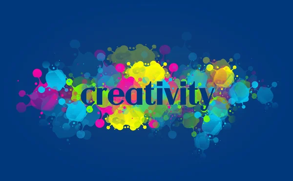 Kreativitás színes háttérrel — Stock Fotó