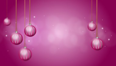 Mor pembe Noel arka plan