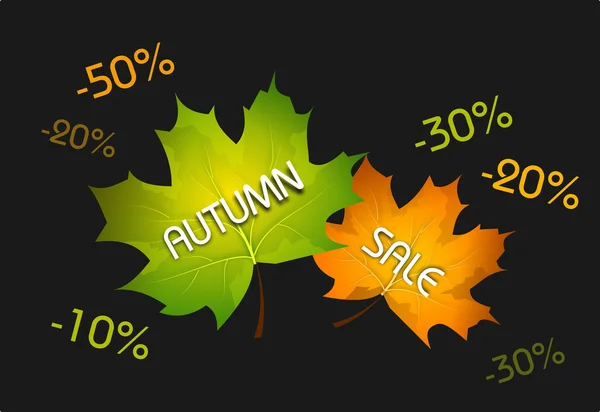 Autumn sale illustration — Stock Photo, Image
