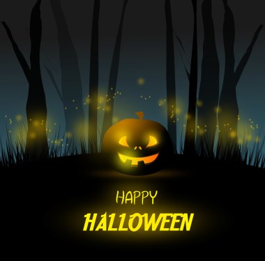 Cadılar Bayramı tatil kartı