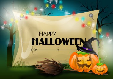 Cadılar Bayramı tebrik kartı