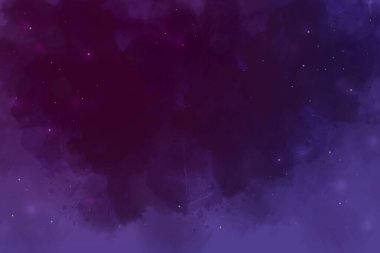 Suluboya efektli mavi mor arkaplan
