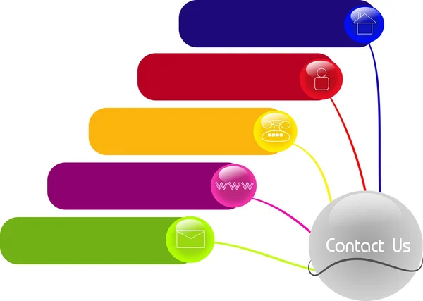 Diagrama de contacto — Fotografia de Stock