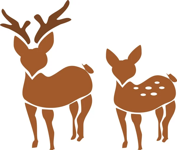 Couple of deer — Stock Photo, Image