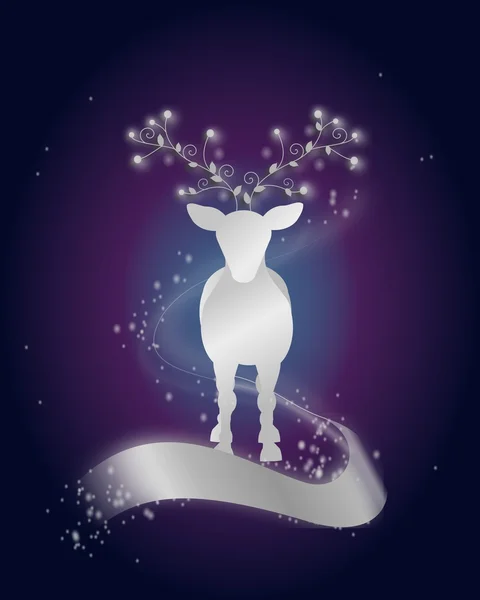 Silver deer — Stock Photo, Image