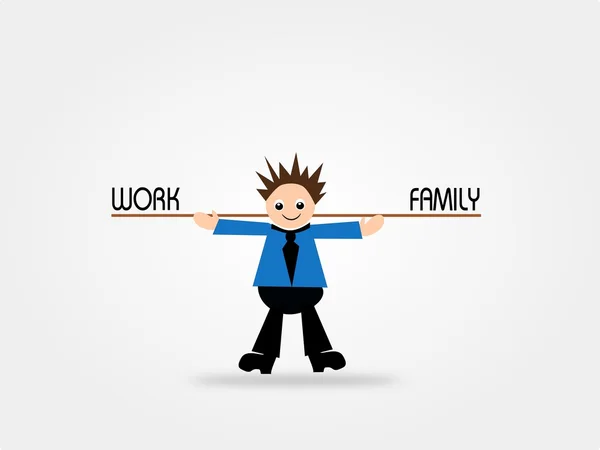 Équilibre travail-famille — Photo
