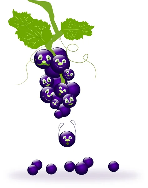 Funny grapes — Stock Photo, Image