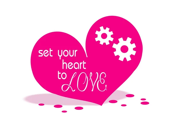 Set your heart to Love — Stock Photo, Image