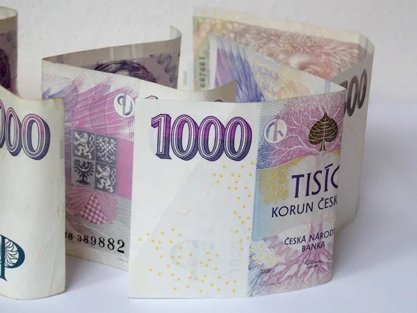 Cseh számlák — Stock Fotó