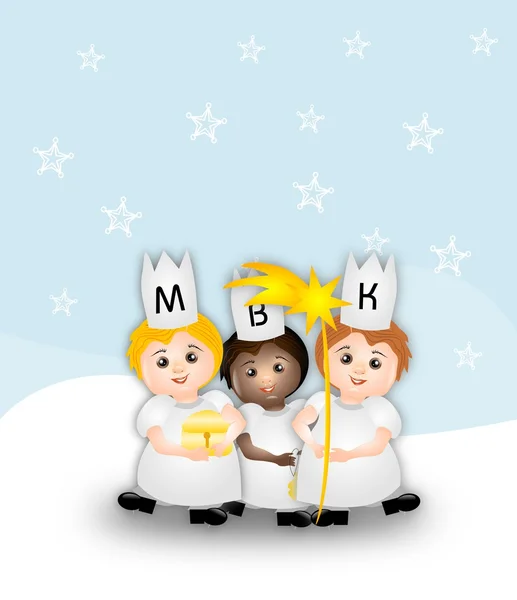 Three kings Epiphany — Stock Photo, Image