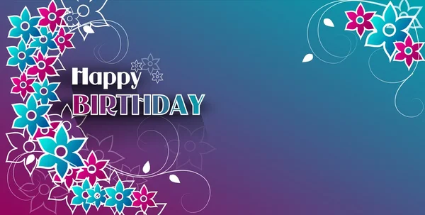 Happy Birthday background — Stock Photo, Image