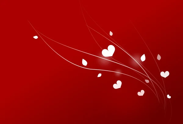 Papel de parede vermelho Valentine — Fotografia de Stock