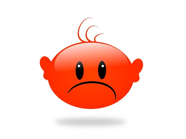 Bad Mood Emoticon — Stock Photo, Image