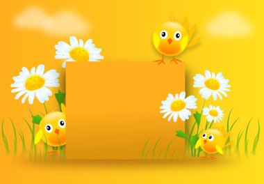 Güneşli Paskalya arka plan