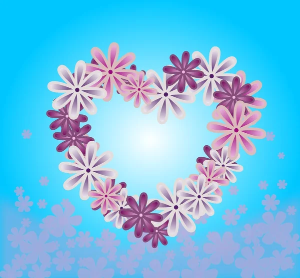 Floral heart — Stock Photo, Image