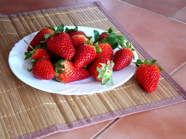 Pile of strawberries — Stock Photo, Image