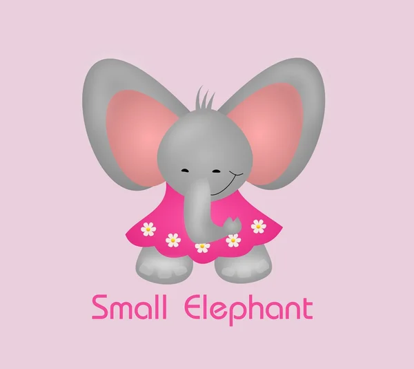 Illustration of small elephant — Stock Photo, Image