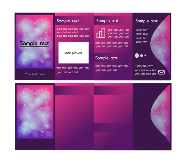 Pink purple handout — Stock Photo, Image