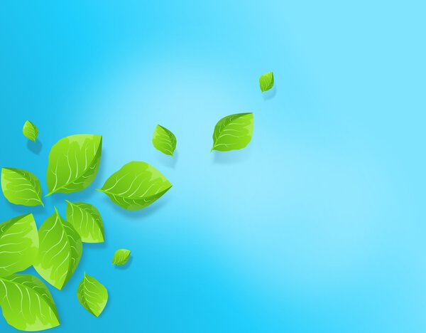 Листья фона
