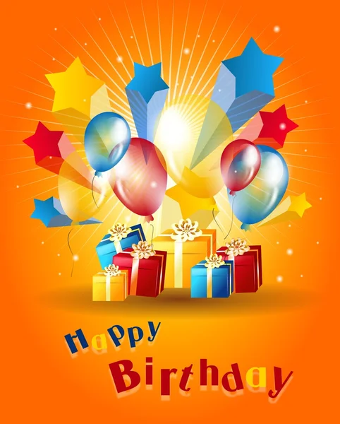 Happy Birthday card — Stock Photo, Image