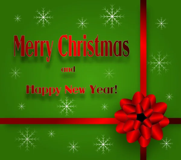 Merry Christmas greeting paper — Stock Photo, Image