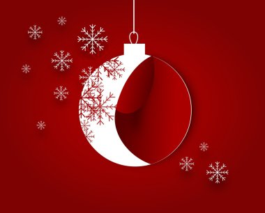 Christmas red bulb