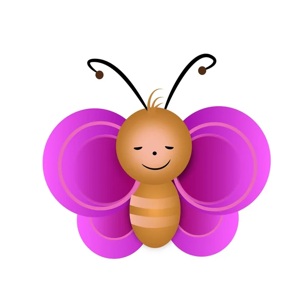 Butterfly cute illustration — Stock Photo, Image