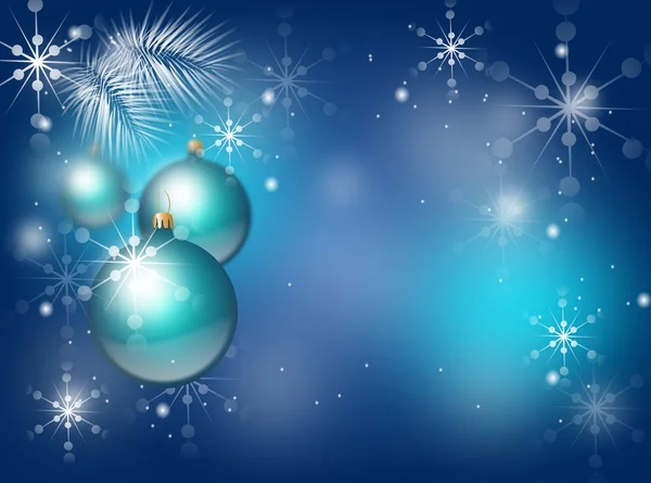 Christmas blue background — Stock Photo, Image