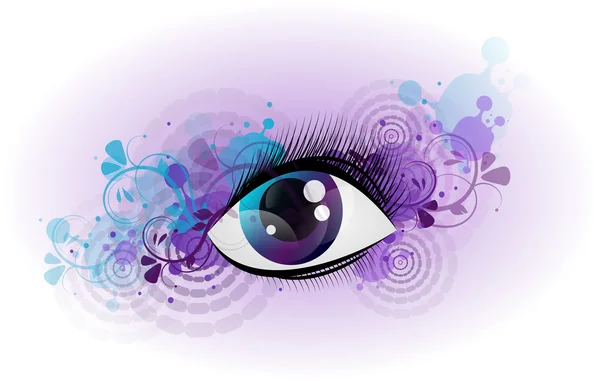 Colorful eye illustration — Stock Photo, Image