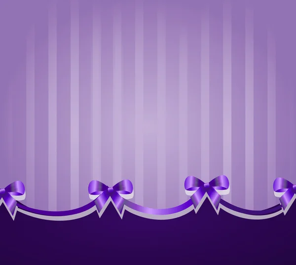 Purple background with ribbons