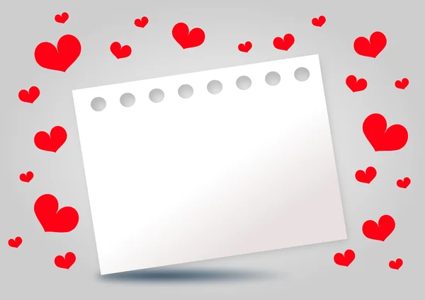 Valentijnsdag brief illustratie — Stockfoto