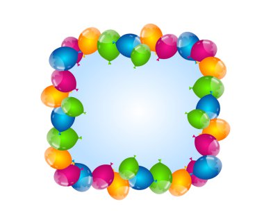 Balonlar parti arka plan