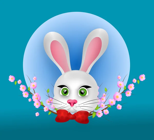 Wielkanoc królik ozdoba — Zdjęcie stockowe