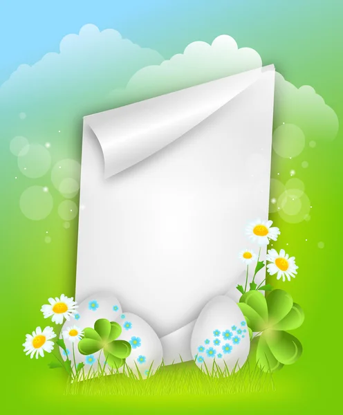Paskalya kağıt sayfa arka planı — Stok fotoğraf