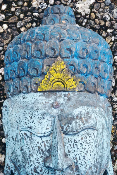 파란색 Buddha 머리의 — 스톡 사진