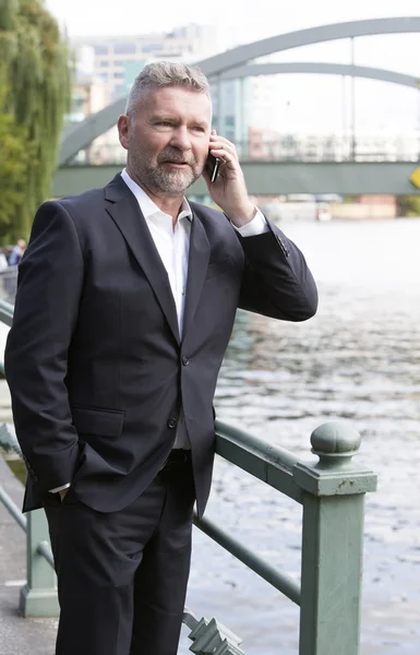 Businessman on the phone — Stock Photo, Image