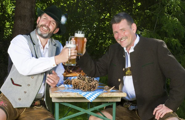 Two bavarian men — Stock Photo, Image