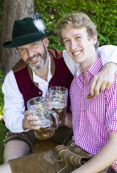 Dos hombres bavarianos — Foto de Stock